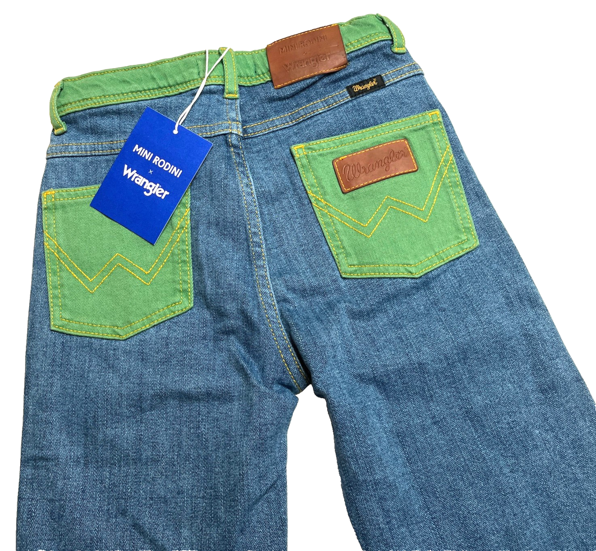 Mini Rodini X Wrangler Jean Kids 9-11 Years EU 140/146 Organic