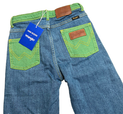 Mini Rodini X Wrangler Jean Kids 9-11 Years EU 140/146 Organic Cotton Adjustable
