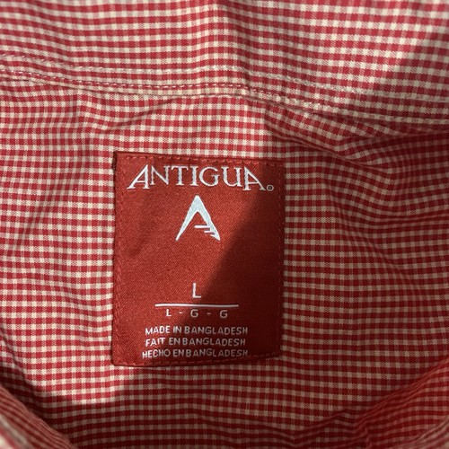 Men's Antigua Alabama Crimson Tide Long Sleeve Button Down Dress Shirt, Large - Picture 4 of 11