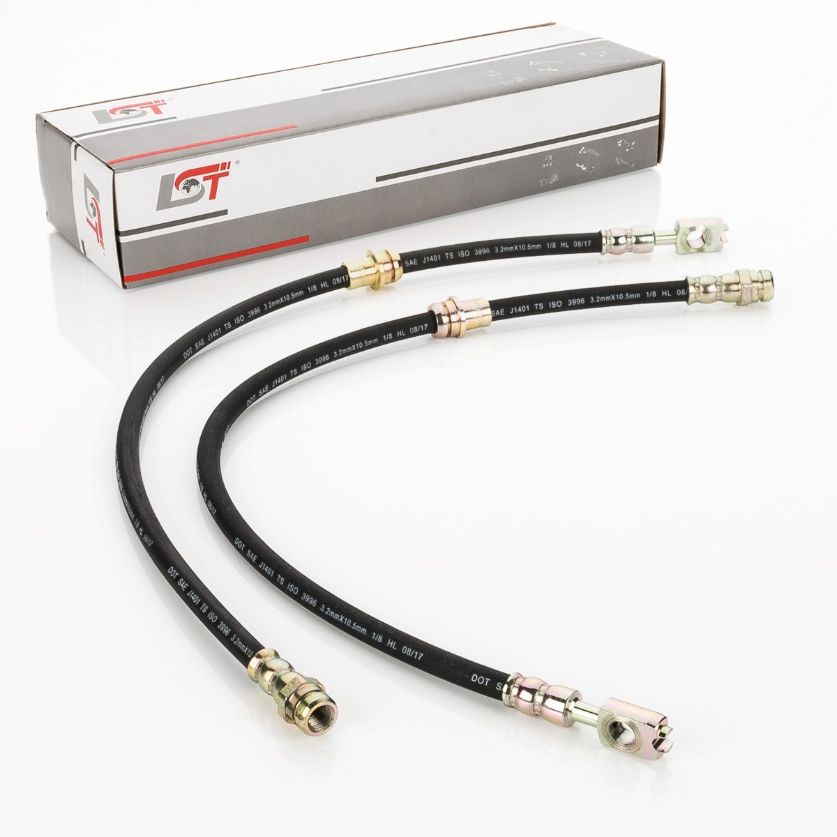 2x Brake Hose Front for VW TIGUAN 5N - 580 mm