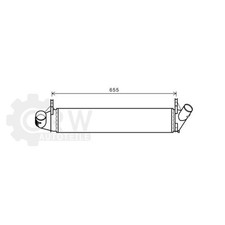 Ladeluftkühler für Dacia Duster