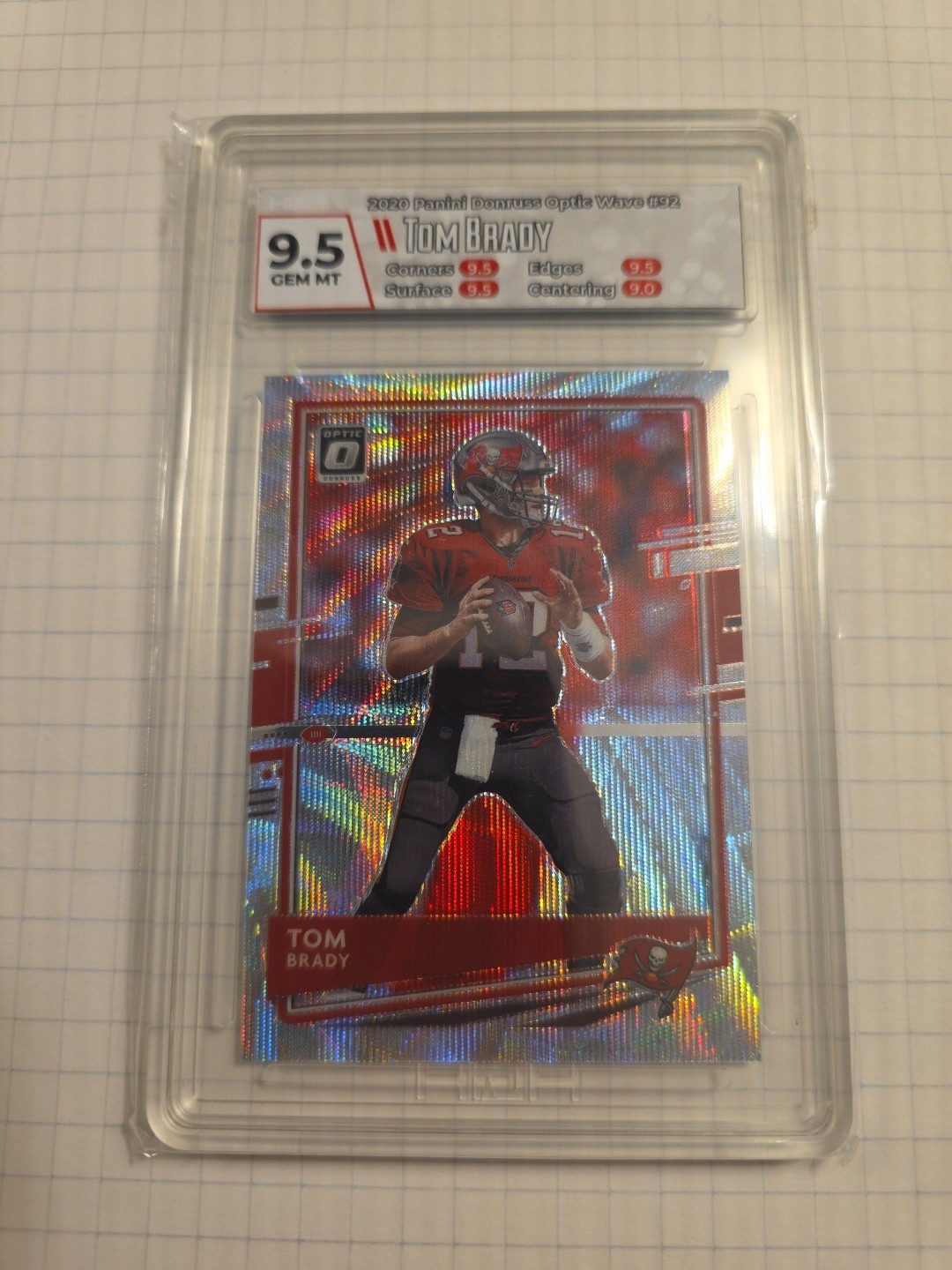 2020 Panini Donruss Optic - Tom Brady #92 Wave Prizm /199