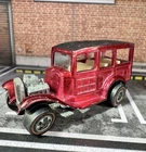 Hot Wheels Redline 1969 Classic ‘31 Ford Woody Spectraflame Red & Textured Roof