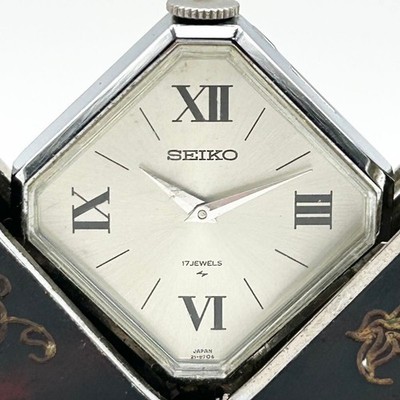 SEIKO Momotaro 21-7510 Octagon Hand-Wind Pocket Watch Vintage