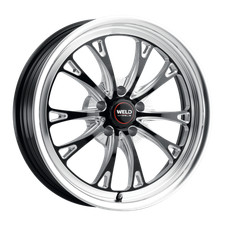 Weld Racing Wheels Belmont Drag 18x5 -23 Gloss Black Milled 5x112 Qty 1