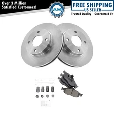 Rotor & Brake Pad Semi-Metallic Front LH RH Kit Set for Contour Cougar Mystique