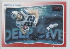 2020 Score Deep Dive Red Christian McCaffrey #DD-CM 9o3