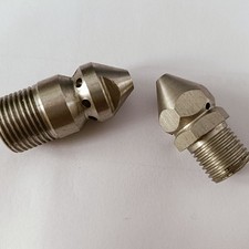 NEW 1PC Nozzle  3/8 Inch 9 Jet or1/4 Male 4 Jet Sewer Drain Cleaning Tool