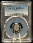 PCGS PR 69 DCAM 2015 W United States Roosevelt Dime Silver Coin 10C-853