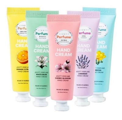 JIGOTT Perfume Hand Cream 50ml 5pcs Set Korean Hand Moisturizer Gift Set