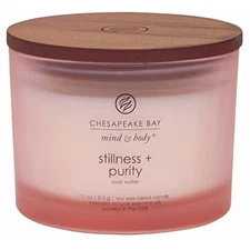 Chesapeake Bay Candle, Stillness + Purity (Rose Water), 11 oz