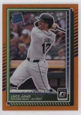 2025 Panini Donruss Optic Orange Prizm 9/199 Jace Jung #52 Rookie RC 0o2b
