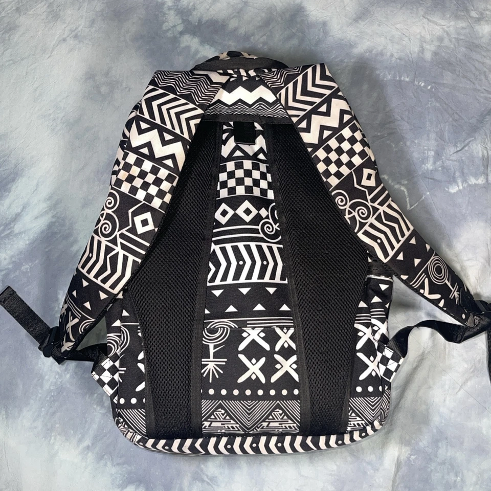 Because Of Then We Can Backpack Adjustable Straps Black & White Padded - Image 3 of 4