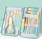 Professional 18-Piece Manicure and Pedicure Set with Stainless Steel Tools