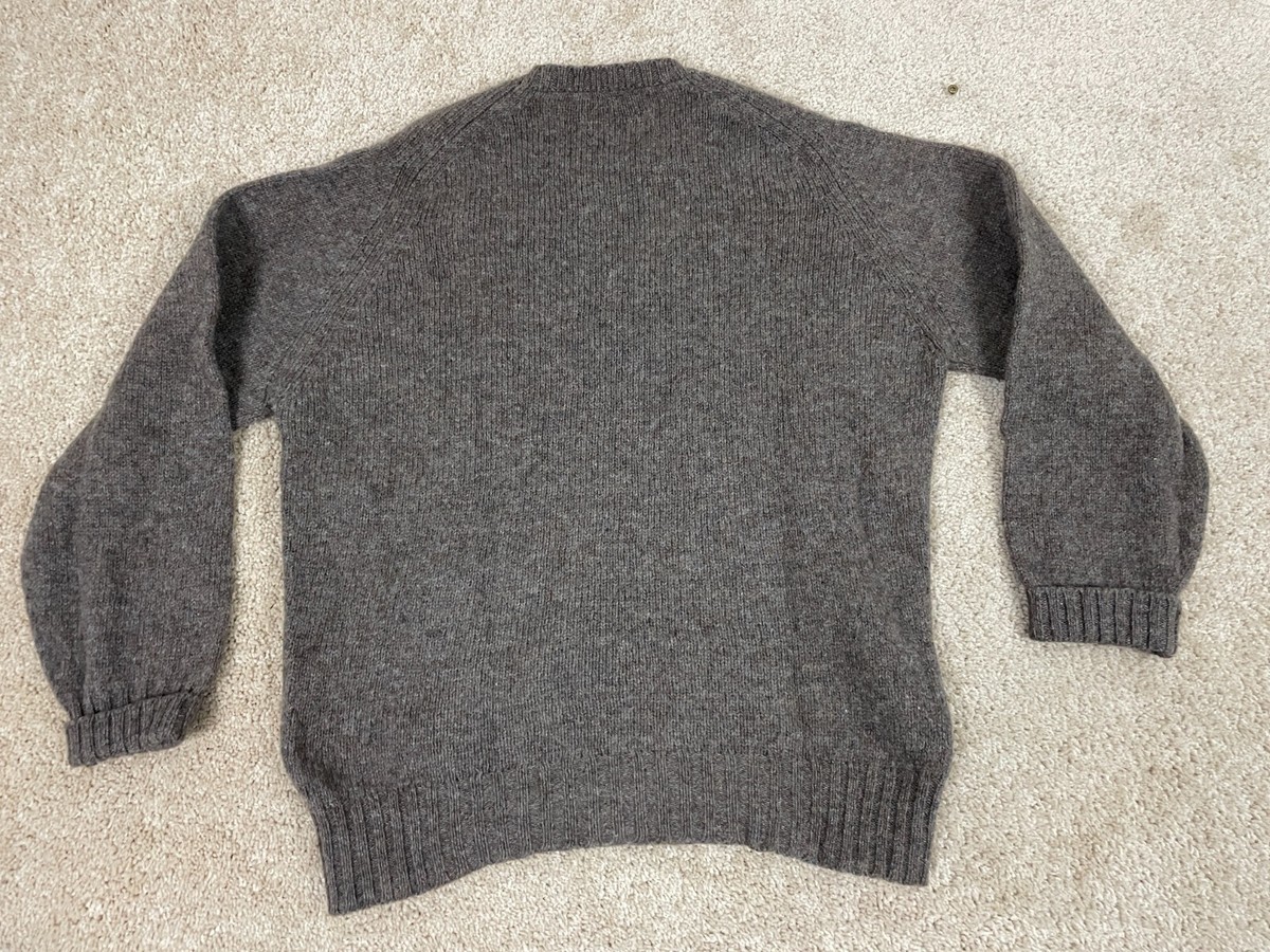 R.H vintage グレー スウェッVintage Pullover Adult Crest Vintage Grey Crewneck Sweatshirt – University
