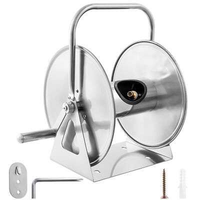 CLABER Lightweight Metal Hose Reel 100m Window Cleaning 50m Garden Hose  UK