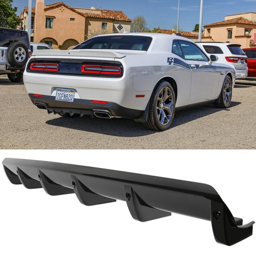 For Dodge Challenger RT SRT SXT Rear Bumper Diffuser Lip Spoiler ...