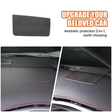 Carbon Fiber Interior Dashboard Cover Trim Sticker For Corvette C8 2020-2025