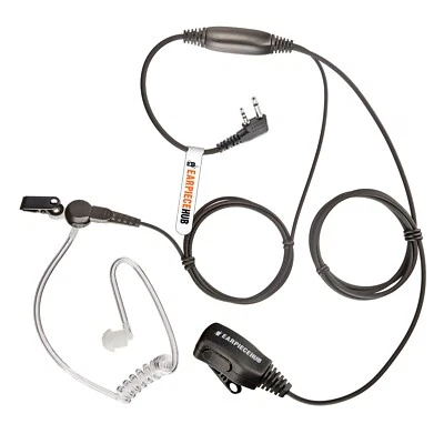 Icom Radio Earpiece Headset covert acoustic tube doorsupervisor