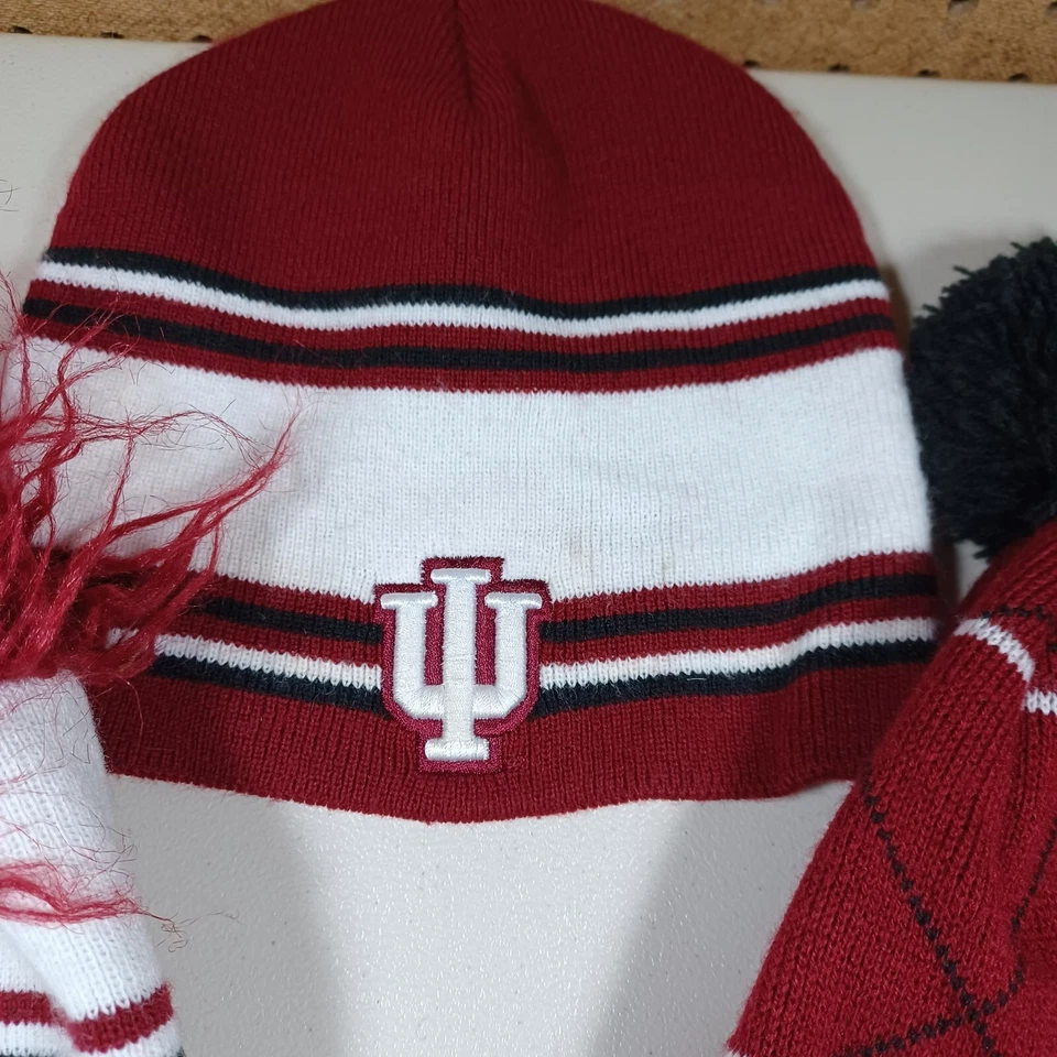 Top of the World Mujer Indiana Hoosiers Oreja Solapa Forrado Gorro Lote (3) Foto 3 de 4