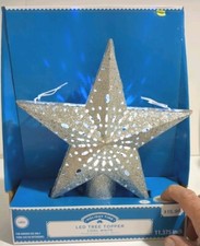 11-Inch LED Tree Topper, Cool White Moving Lights Indoor Use Only