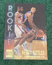 KERRY KITTLES - 1996-97 TOPPS STADIUM CLUB ROOKIE INSERT CARD # R10 - NETS - NBA. rookie card picture