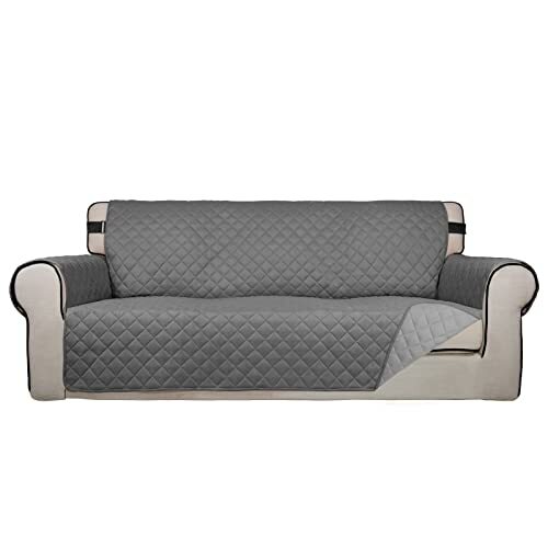Reversible Sofa Couch Cover Water Resistant Couch Covers (Gray/Light Gray) eBay