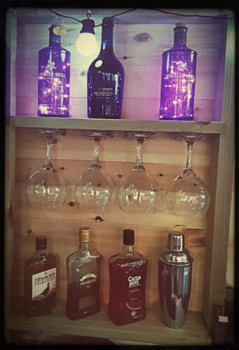 🍹🍺 10x METAL WINE GLASS HOLDERS Bar Beer / Gin / Hanging Rack Mount Flush🍷🍸 - Picture 10 of 11