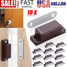 10 Pack Magnetic Cabinet & Door Latch/Catch Closures Kitchen Cabinet Cupboard US