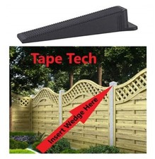20 x FENCE PANEL WEDGES ANTI RATTLE SECURITY CLIPS GRIPS STOPS RATTLING FENCES