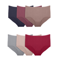 Fruit Of The Loom Womens Microfiber Brief Panty 6 Pack