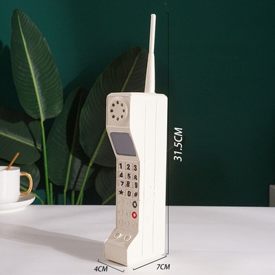 80'S 90'S Ziegel Handy Dekoration Handwerk Telefon modell Bar DE new