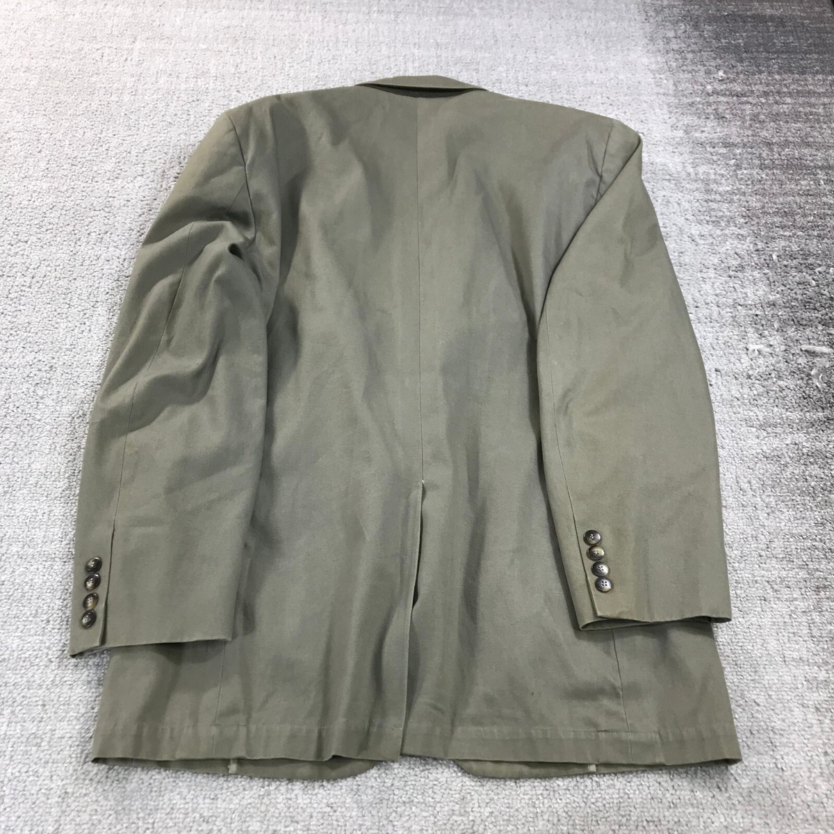 LL Bean Blazer Mens Large Sports Coat Beige Jacket Casual Adult | eBay
