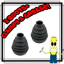 Set of 2 Front Inner Outer CV Axle Shaft Boot Kit for Nissan Altima 2002-2004