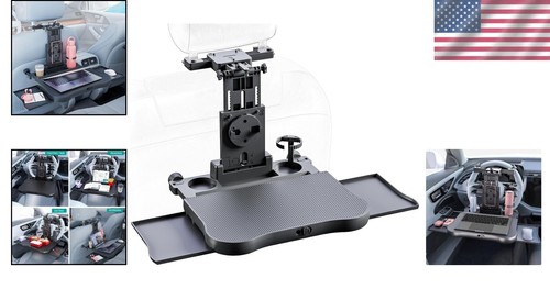 Premium Car Steering Wheel Tray - Versatile Back Seat Dining & Desk Table - Picture 2 of 9