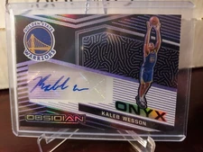 2020-21 Panini Obsidian Kaleb Wesson Onyx Rookie Auto #09/75 #ONY-KWE