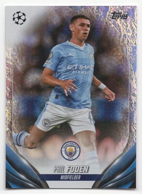 2023-24 Topps UEFA Champions League PHIL FODEN #84 Silver /99 | eBay