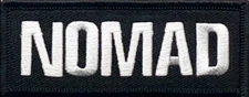 NOMAD MOTORCYCLE VEST MILITARY EMBROIDERED IRON ON PATCH P-11