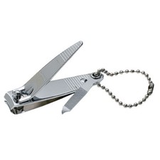 New 2 1/4" Mini Finger Nail Clipper Cutter Curved Edge w/Mini File Key Chain