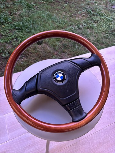 BMW Nardi Sport Volant Steering wheel Rim Wood Mahogany Bois Acajou ...