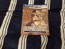 Final Fantasy IV Advance Nintendo Official Player's Guide Game Boy with Poster