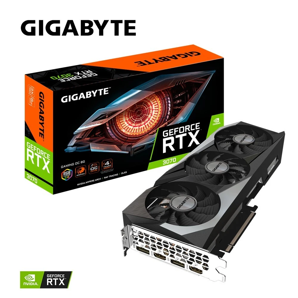 Gigabyte NVIDIA GeForce RTX 3070 GAMING OC 8GB GDDR6 Graphics Card - Non LHR