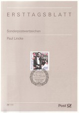 ERSTTAGSBLATT  1996/28    PAUL LINKE    BRD