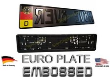 German Euro Bmw European License Plate Move Over Backwards Black German Euro Bmw European License Plate Move Over Backwards Black