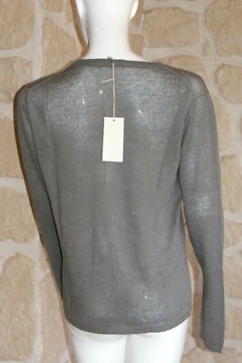 NAPAPIJRI Pull gris col V - DENDRE , Pull pour Homme NAPAPIJRI Pull gris col V - DENDRE , Pull pour Homme