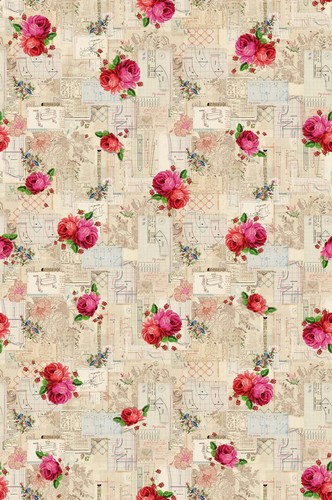 Eijffinger Tapete 341080 Pip Studio 3 Wandpaneele beige bunt Blumen Blüten Vlies - Bild 1 von 2