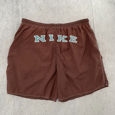 NIKE /ナイキ SWOOSH SWIM SHORTS BROWN / XXL NIKE - NIKE /ナイキ SWOOSH SWIM SHORTS BROWN / XXLの通販 by