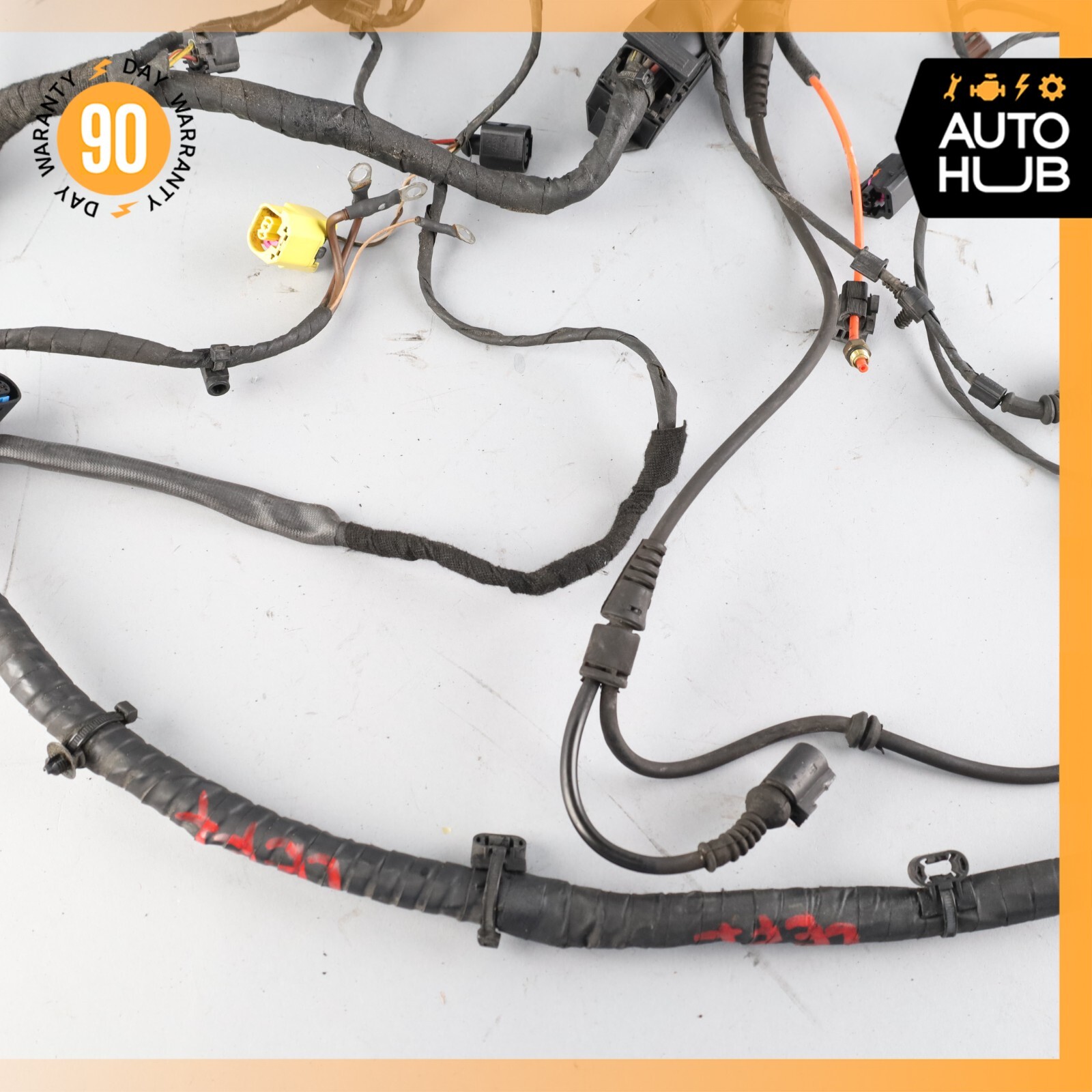Bentley Continental Flying Spur Engine Motor Left Side Wiring Harness Cut 58k