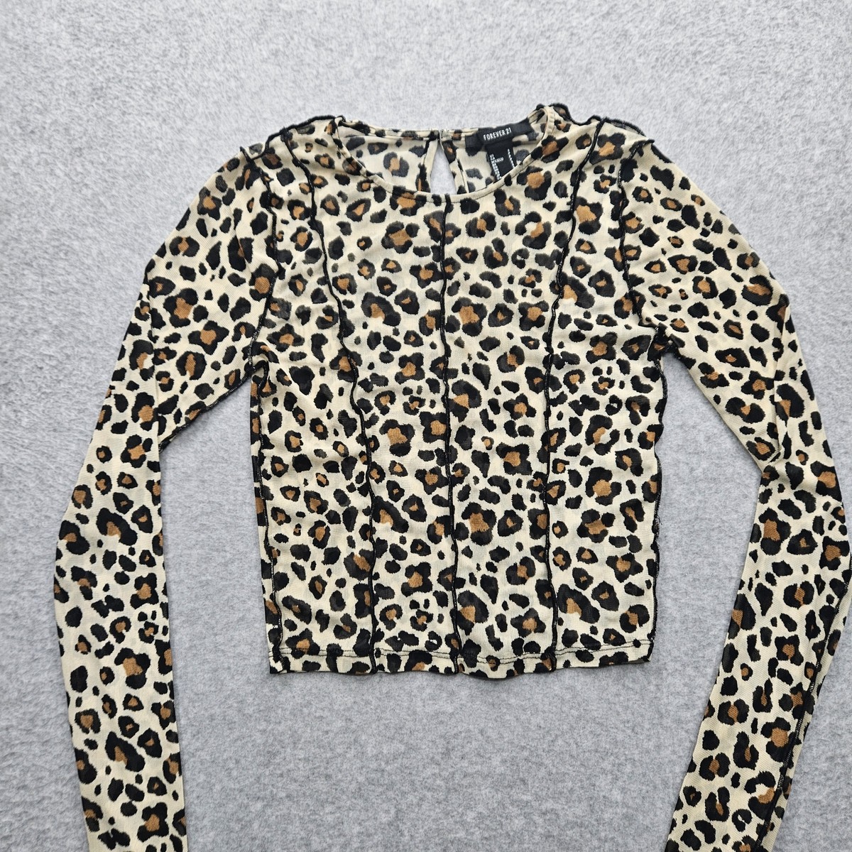 cheetah print top forever 21