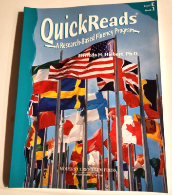 QuickReads A Research-Based Fluency Program. Level E1
